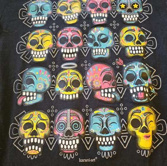 Dia de los Muertos tee - Sm - Picture 2 of 3